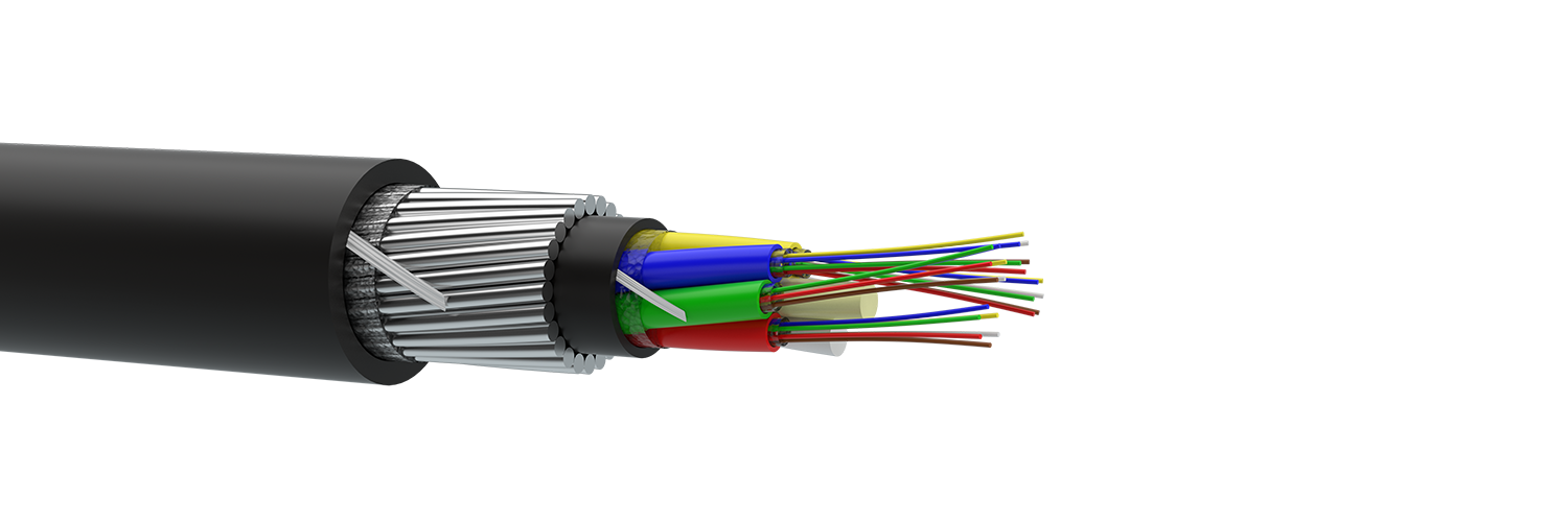 Бронированный волоконно-оптический кабель ОКЛК