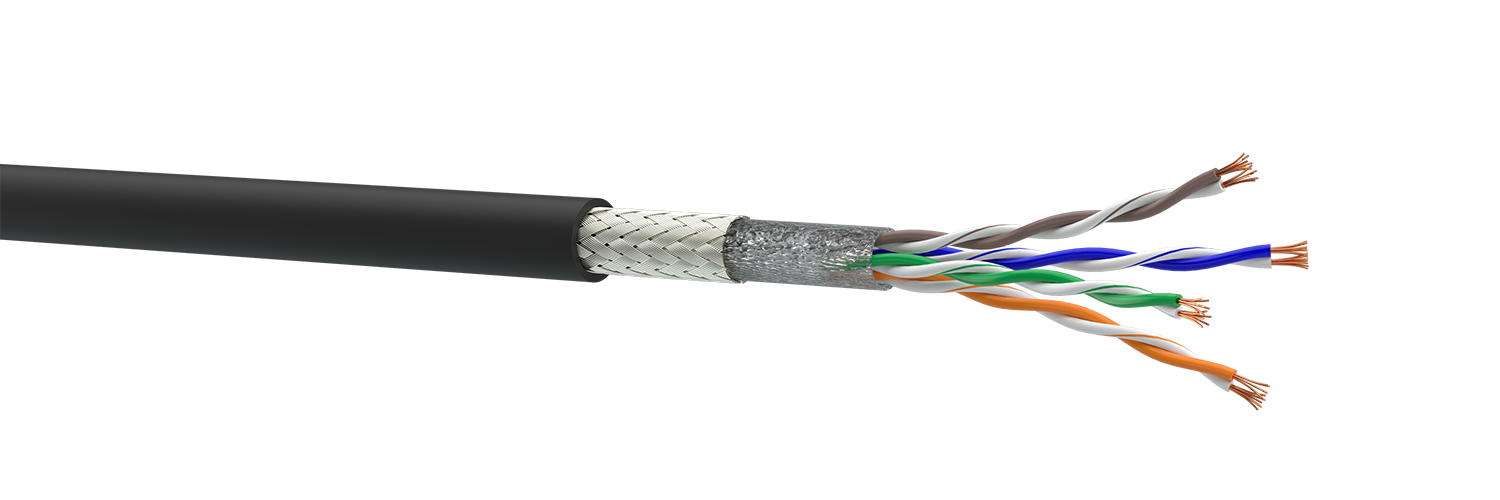 SF/UTP Cat.5e 4Pr Outdoor FG-8 S/UTP Cat.5E для універсального прокладання (PVC-S)